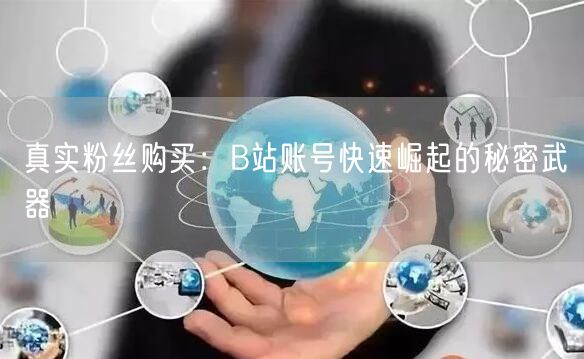 真实粉丝购买：B站账号快速崛起的秘密武器
