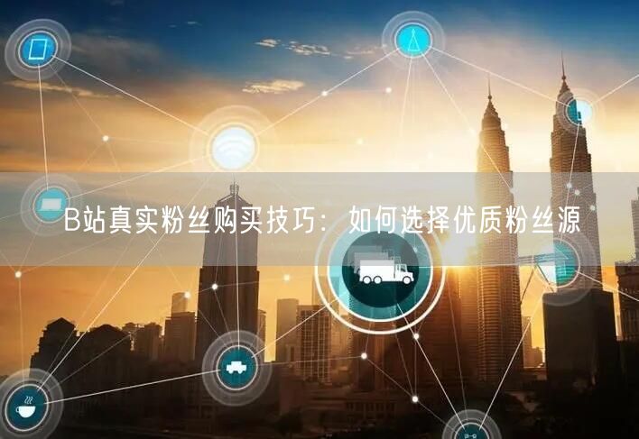 B站真实粉丝购买技巧：如何选择优质粉丝源