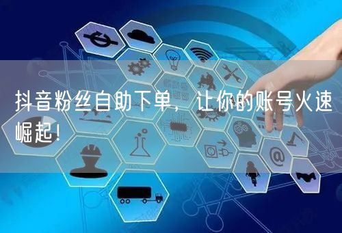 抖音粉丝自助下单，让你的账号火速崛起！