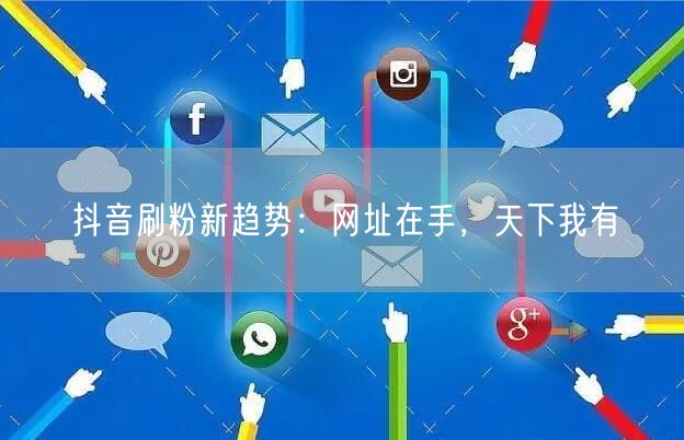 抖音刷粉新趋势：网址在手，天下我有