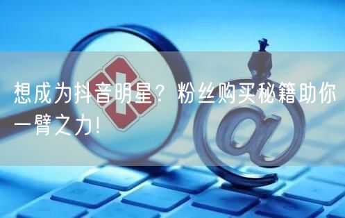 想成为抖音明星？粉丝购买秘籍助你一臂之力！