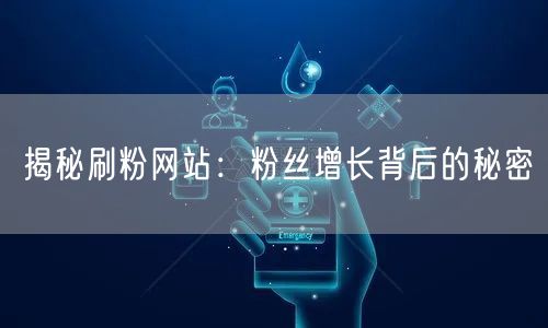 揭秘刷粉网站：粉丝增长背后的秘密