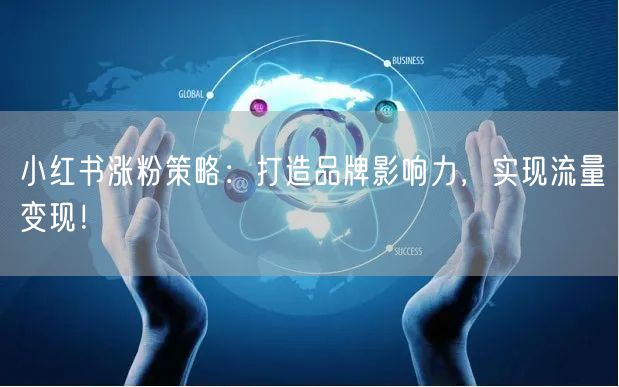 小红书涨粉策略：打造品牌影响力，实现流量变现！