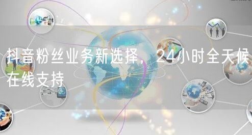 抖音粉丝业务新选择，24小时全天候在线支持