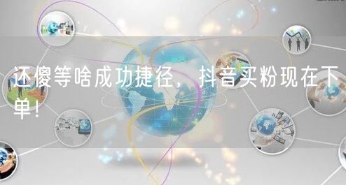还傻等啥成功捷径，抖音买粉现在下单！