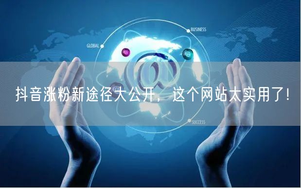 抖音涨粉新途径大公开，这个网站太实用了！
