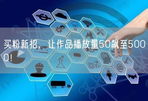 买粉新招，让作品播放量50飙至5000！