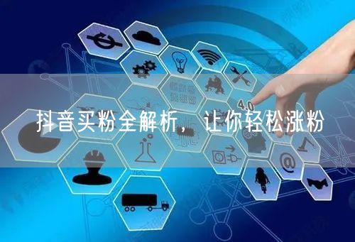 抖音买粉全解析，让你轻松涨粉