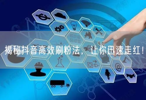 揭秘抖音高效刷粉法，让你迅速走红！