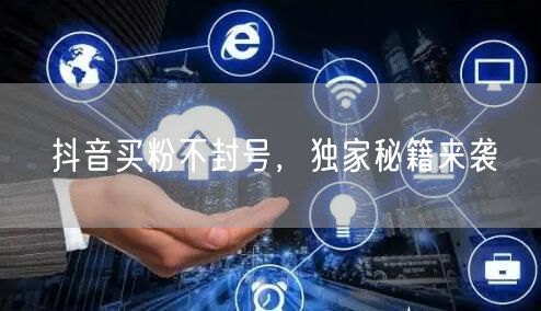 抖音买粉不封号，独家秘籍来袭