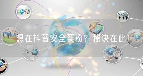 想在抖音安全买粉？秘诀在此！