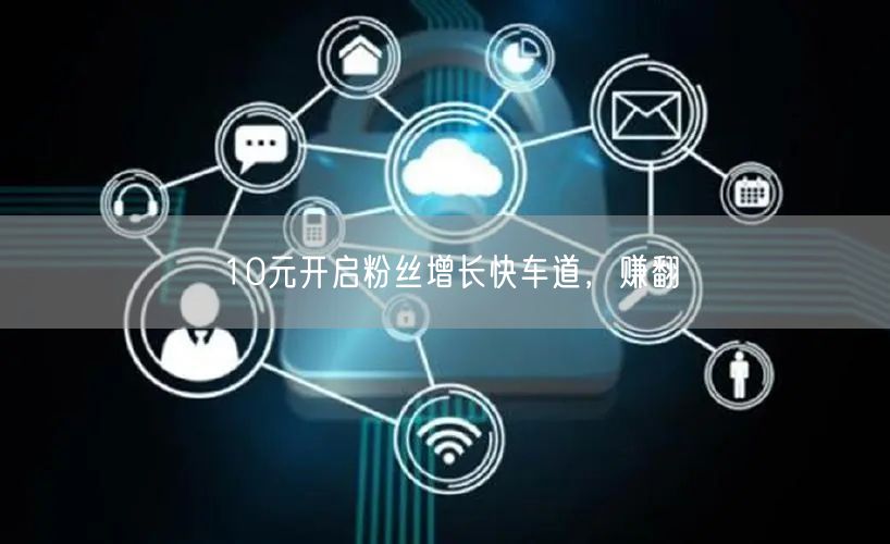 10元开启粉丝增长快车道，赚翻