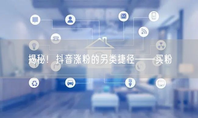 揭秘！抖音涨粉的另类捷径——买粉