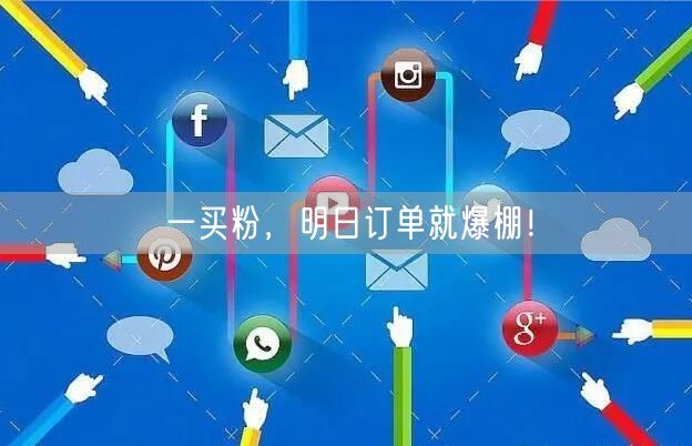 一买粉，明日订单就爆棚！