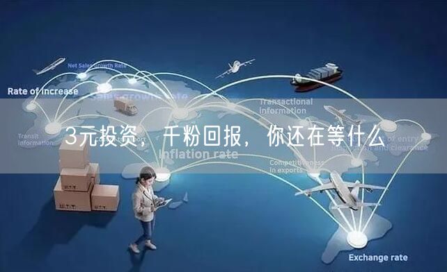 3元投资，千粉回报，你还在等什么