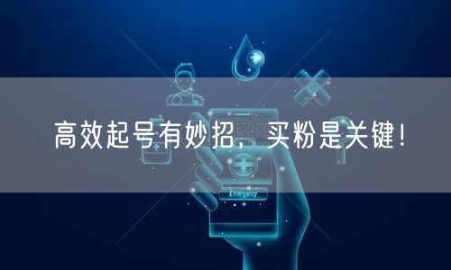 高效起号有妙招，买粉是关键！