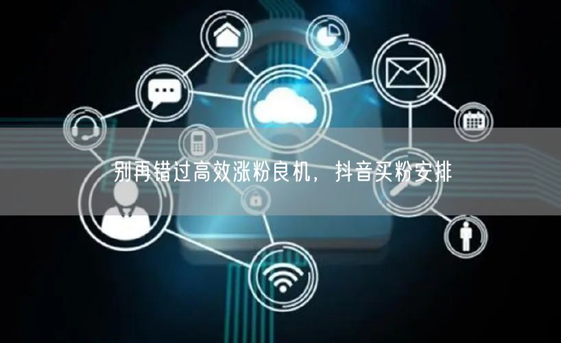 别再错过高效涨粉良机，抖音买粉安排
