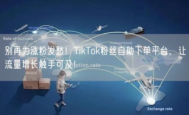 别再为涨粉发愁！TikTok粉丝自助下单平台，让流量增长触手可及！