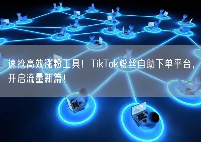 速抢高效涨粉工具！TikTok粉丝自助下单平台，开启流量新篇！